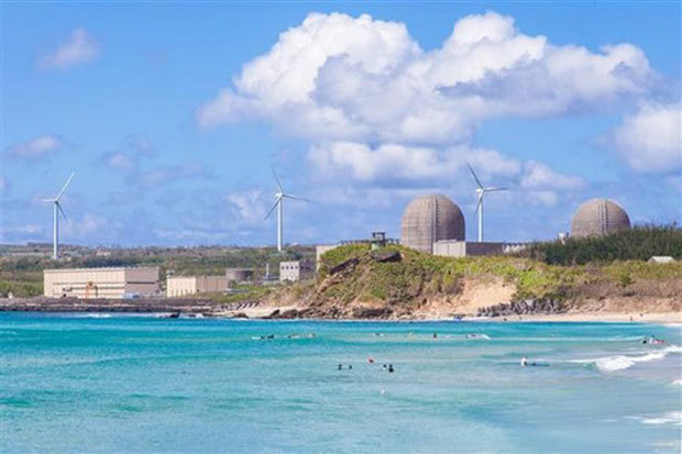 屏東県恒春鎮の第３原発（台湾電力リリースより）