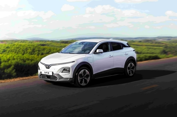 ビンファストは６日、インドネシアでＥＶ「ＶＦ６」を発売した（同社提供）